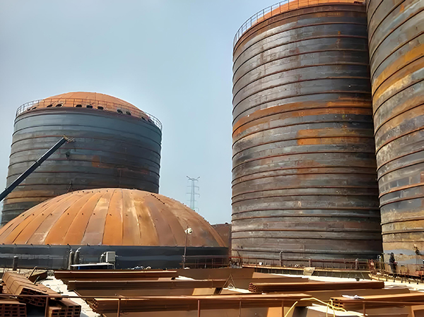 洋浦经济开发区焦粉钢板仓